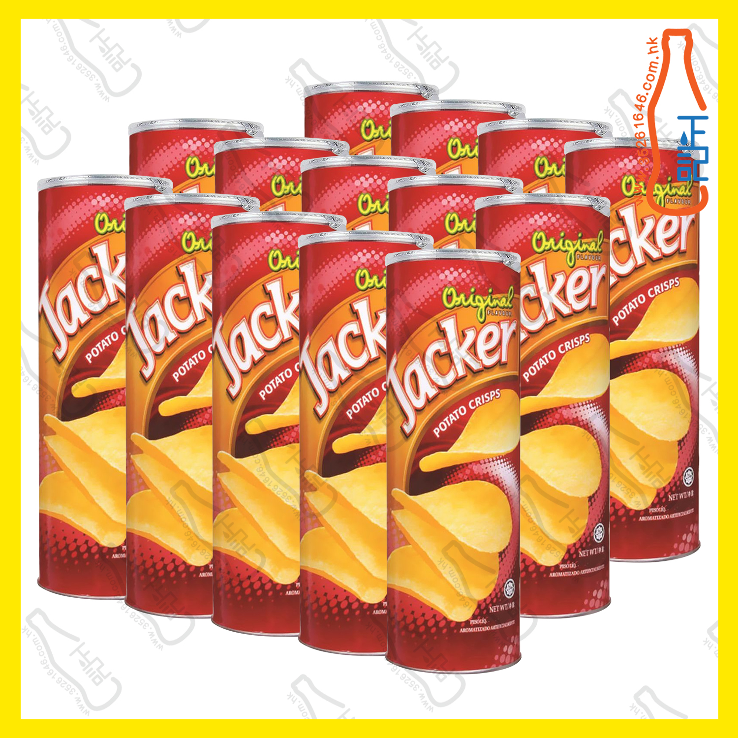 ==Jacker杰克牌桶裝薯片 150g