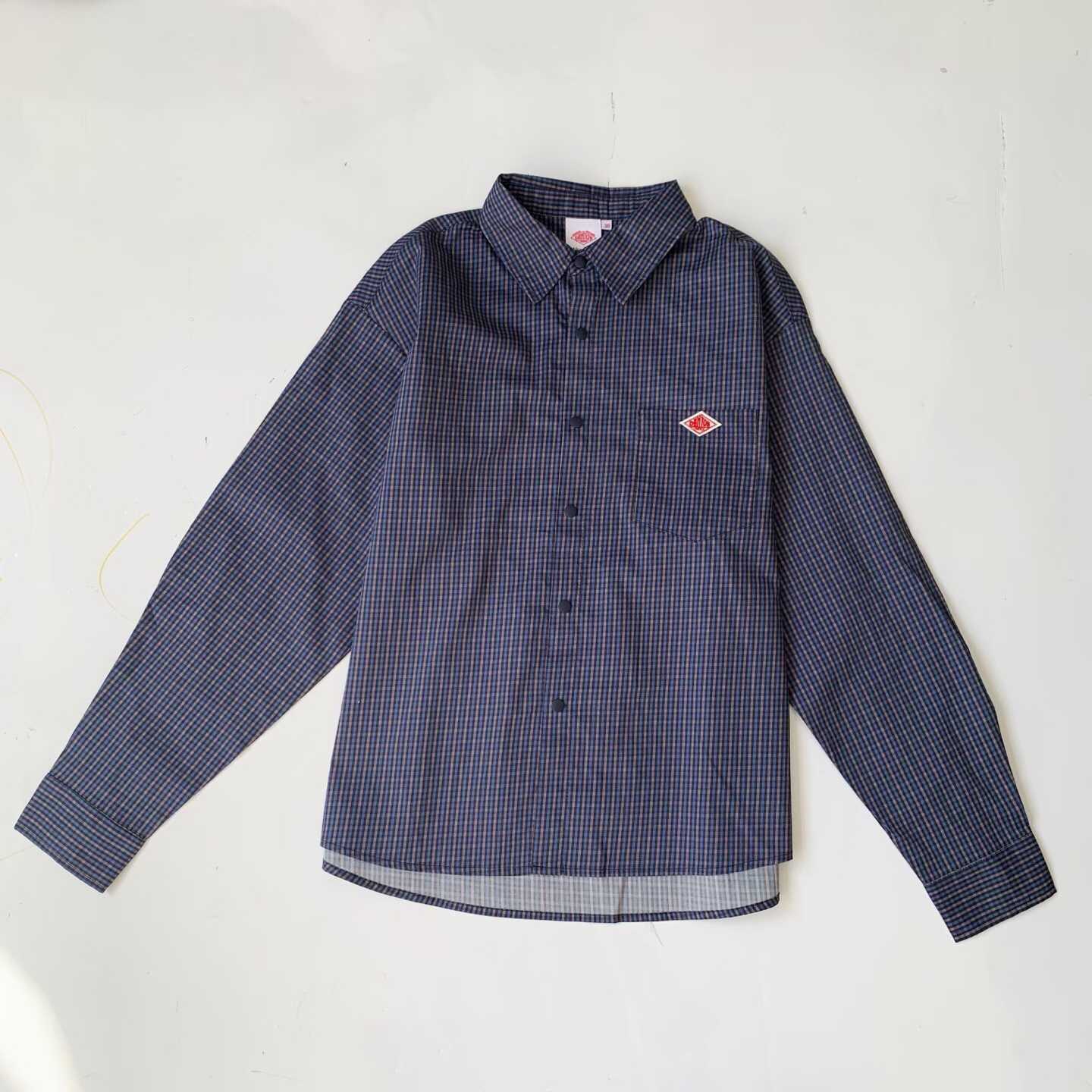預訂 Danton經典格紋長袖襯衫 [貨號26A5872]
