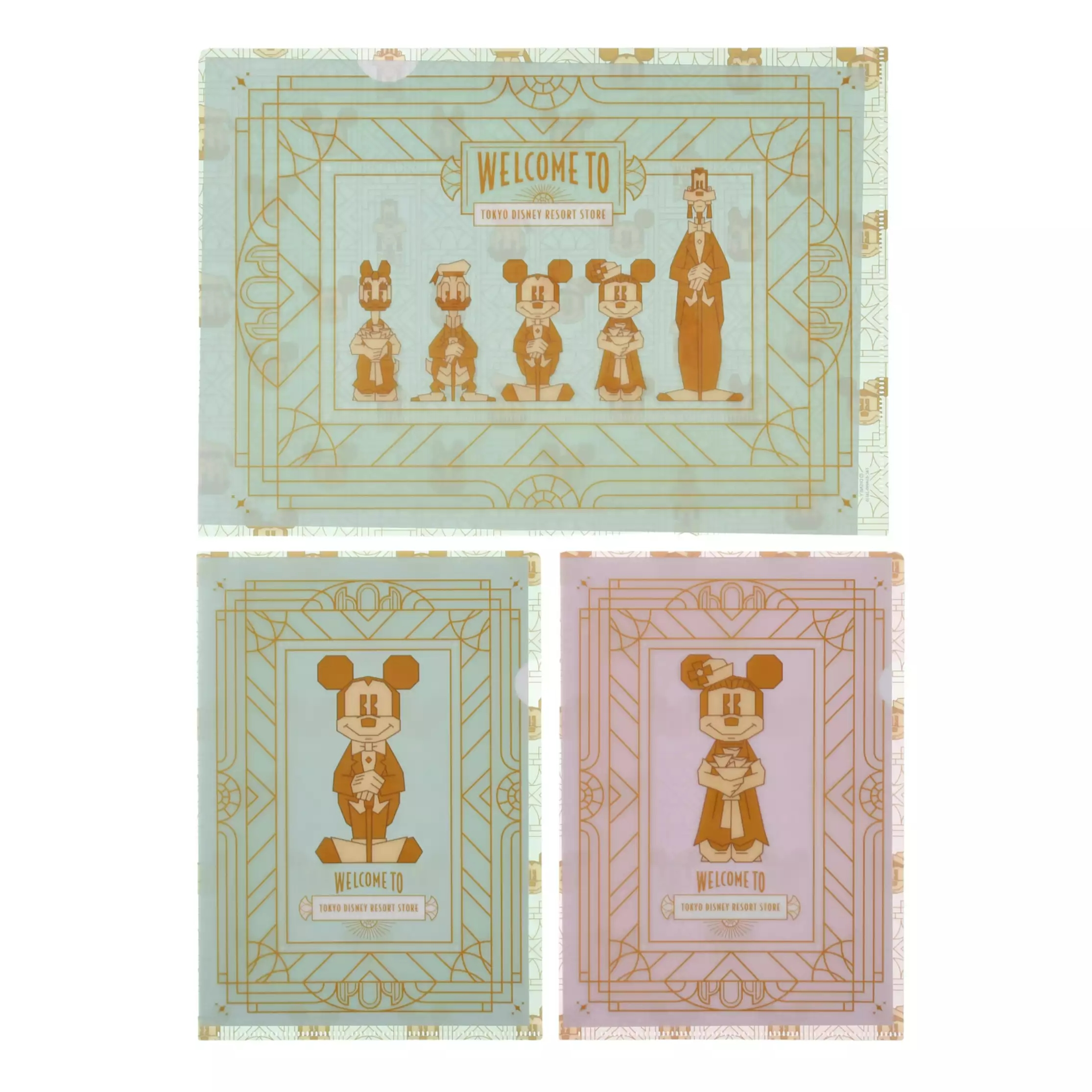 🌸 【預訂】Mickey & Friends File Set - Tokyo Disney Resort Store's Renewal Opening 1st