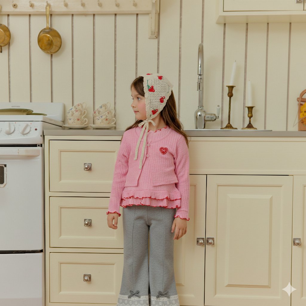 Lace 小開叉長褲