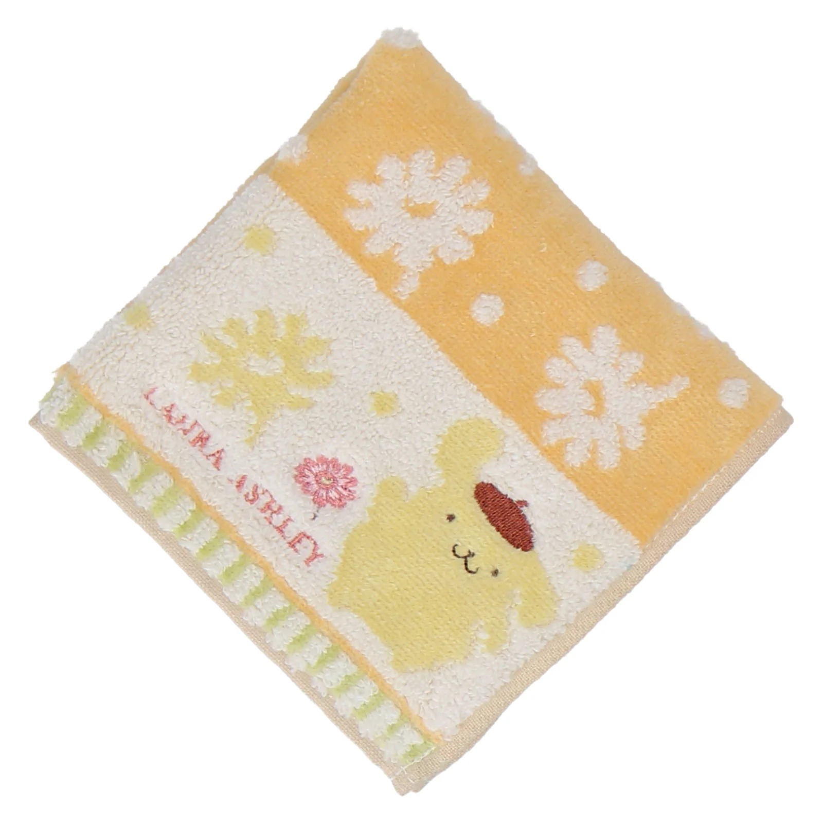 🎀【預訂】Laura Ashley x Sanrio Pompompurin 迷你毛巾 - I