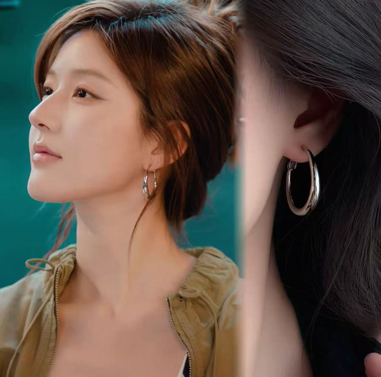 6670 露思同款高级感圈圈耳环