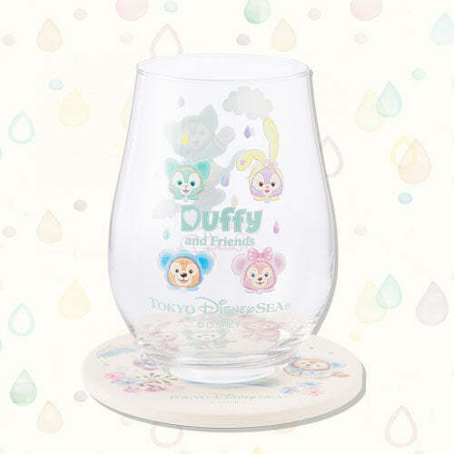 [現貨] [東京迪士尼] Beautiful Rainy Day|玻璃杯連杯墊 {TF220506Q}