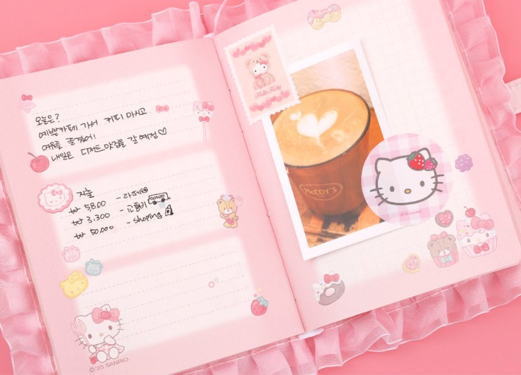 【預購】韓國直送 Sanrio 蕾絲日記