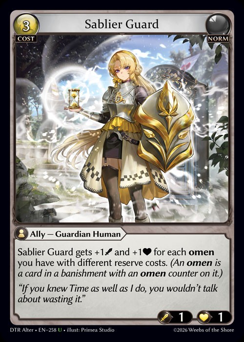 Sablier Guard / DTR-Alter-258 (U)