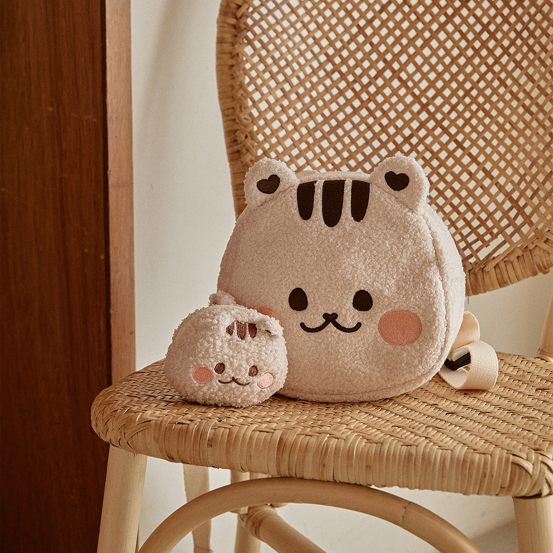 DOTTODOT 毛絨泡泡人物-零錢包掛飾