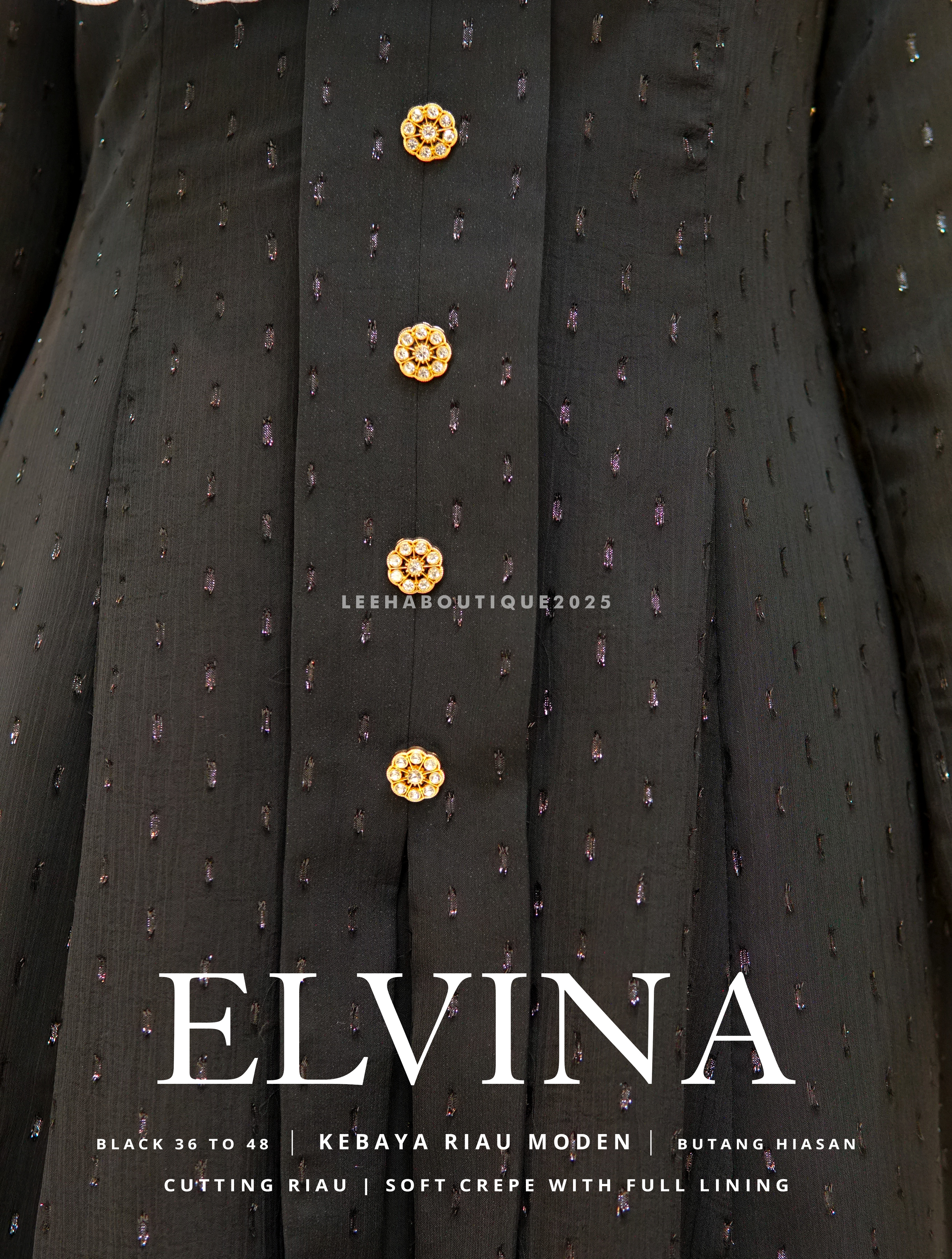 Kebaya Riau Moden Elvina ✨