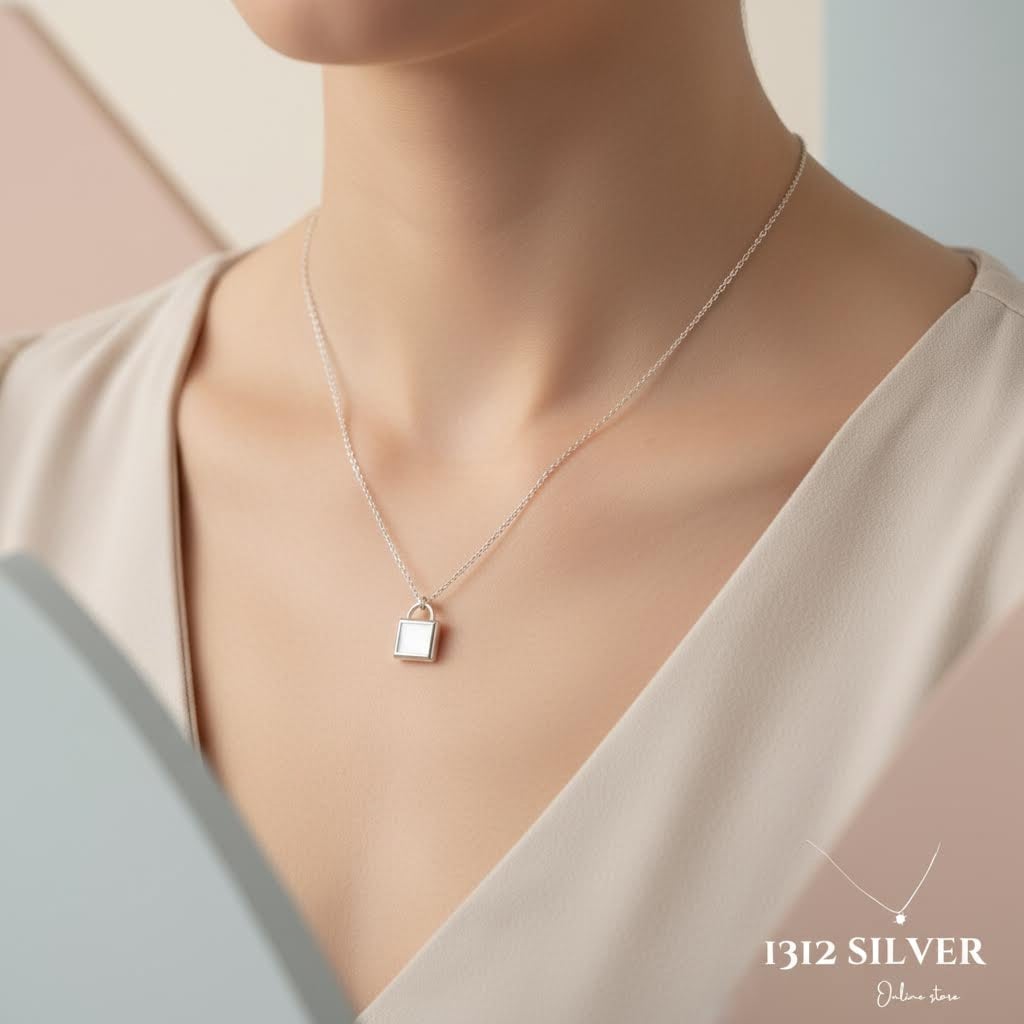 S925 -EN0124 Eternal Lock Necklaces
