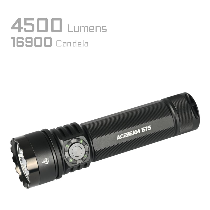 ACEBEAM E75 高性能四核心 EDC 手電筒