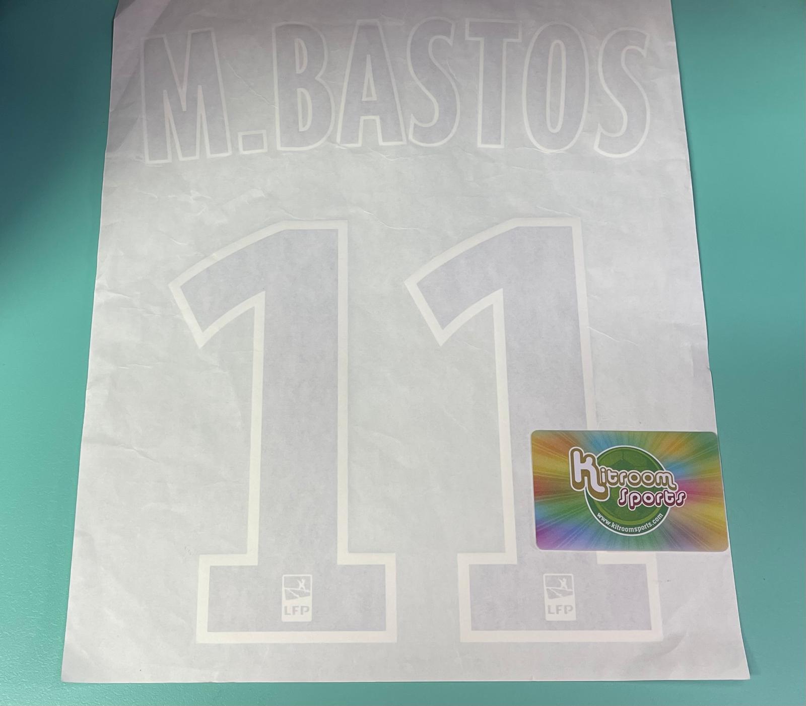2010-11 Olympique Lyonnais Home Nameset #11 M.BASTOS