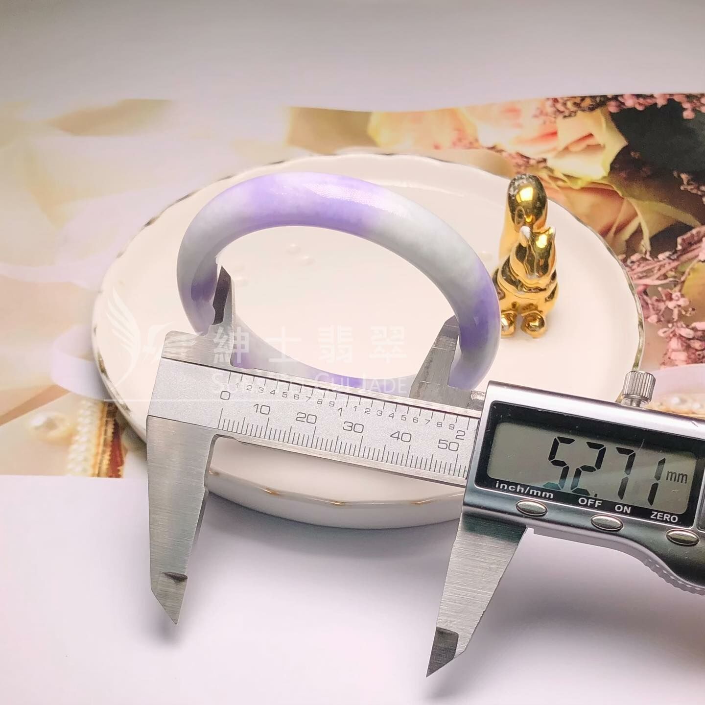 木那濃色藍紫福鐲52.7mm