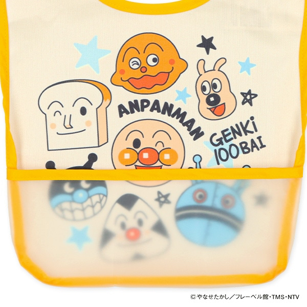 🇯🇵預訂 日本直送🇯🇵麵包超人無袖餐圍兜飯衣三件套