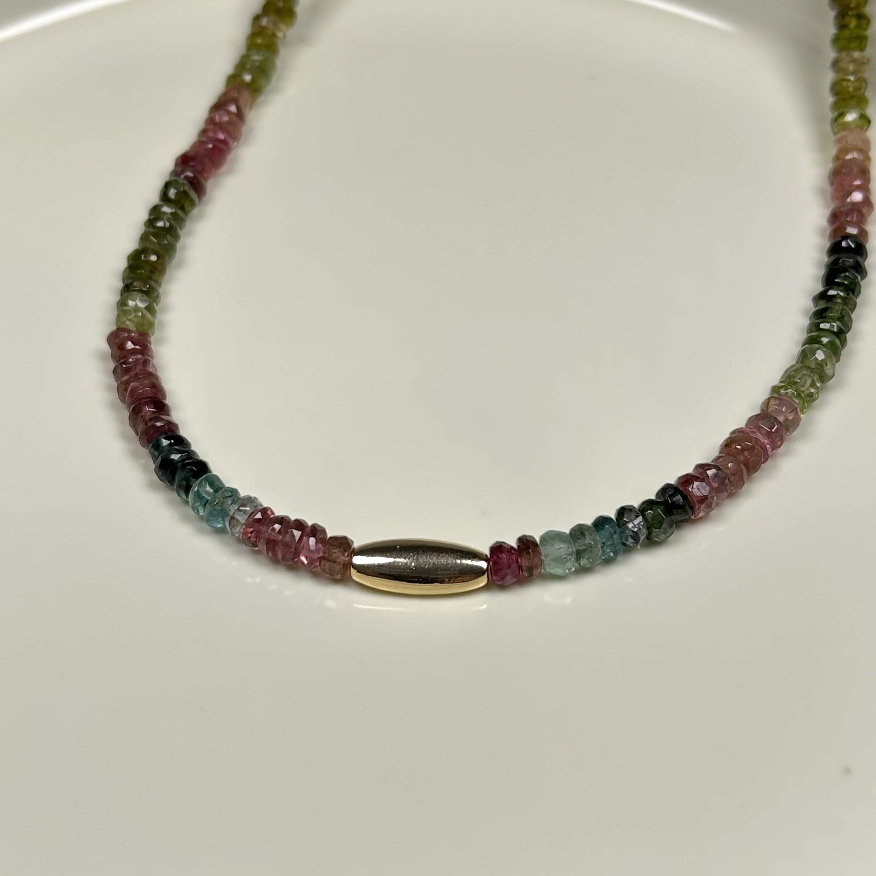 彩虹碧璽鎖骨鏈/頸鏈 - Tourmaline Necklace