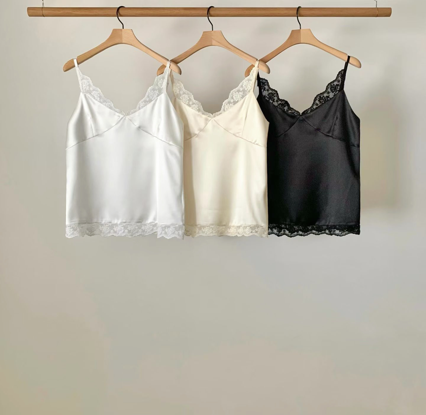 Elegant silky lace top