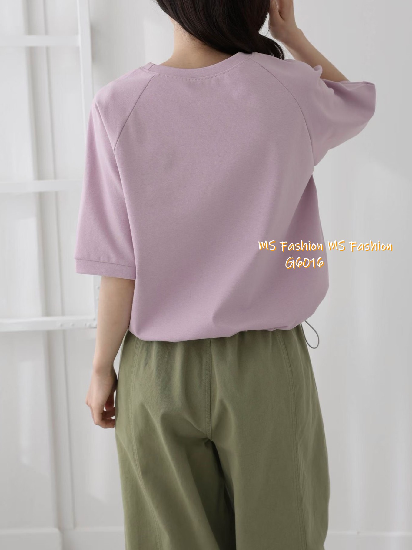 G6016 韓國🇰🇷靚print肩鈕top