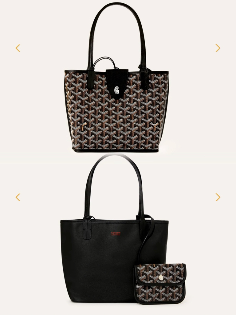 Goyard Anjou mini (手袋配有Croc Universel 皮革安全扣）