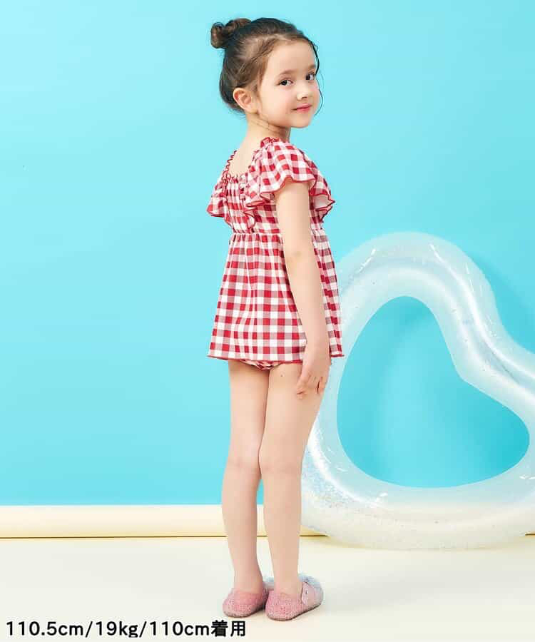 🇯🇵預訂 日本直送🇯🇵Apres les cours六色圖案印花褶皺荷葉邊連身泳衣