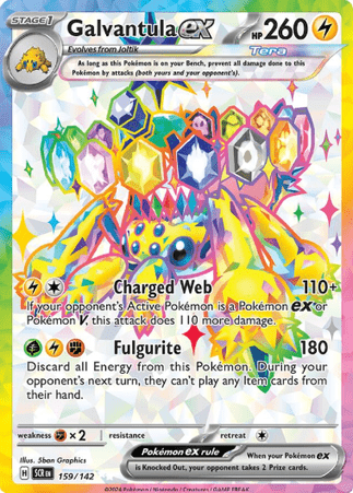 Pokemon TCG Stellar Crown - Galvantula-159/142