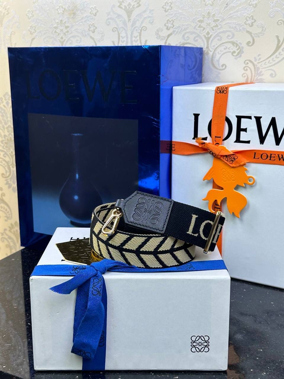 𝐀𝐧𝐚𝐠𝐫𝐚𝐦 刺绣肩带「自然色/克」 👈 全新升级上线♻️ 尺寸:130-4cm（长度可调节） 编码：182323