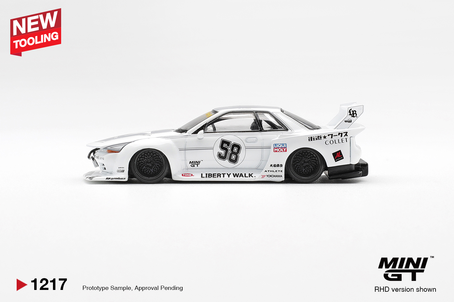 Mini GT 1/64 Nissan GT-R32 LB-Kaido Works TAS 2025 - MGT01217-L