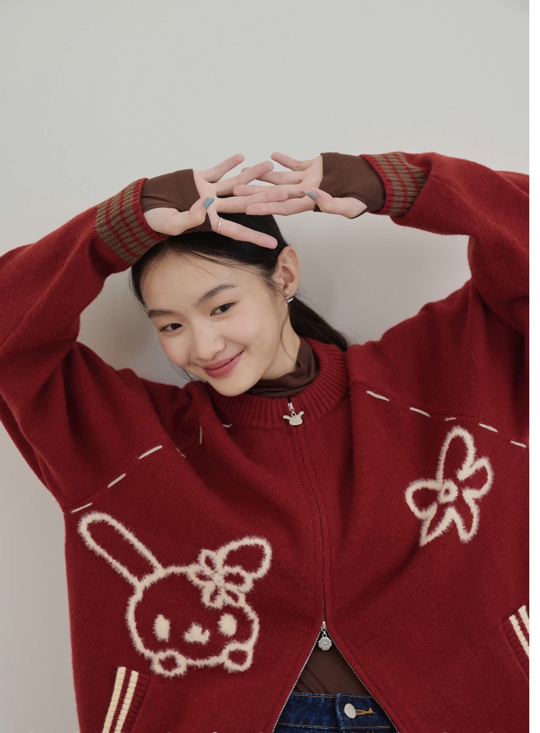 現貨｜聯乘系列 Usahana 毛衣外套（L碼）