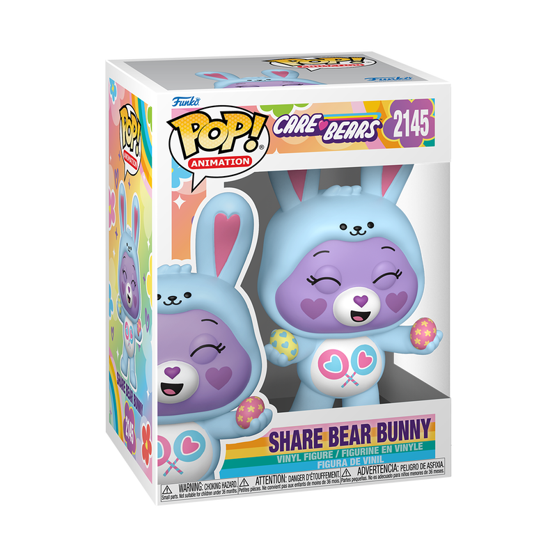📦訂購 美國代購 Funko POP! Care Bears Share Bear Bunny Figure 模型