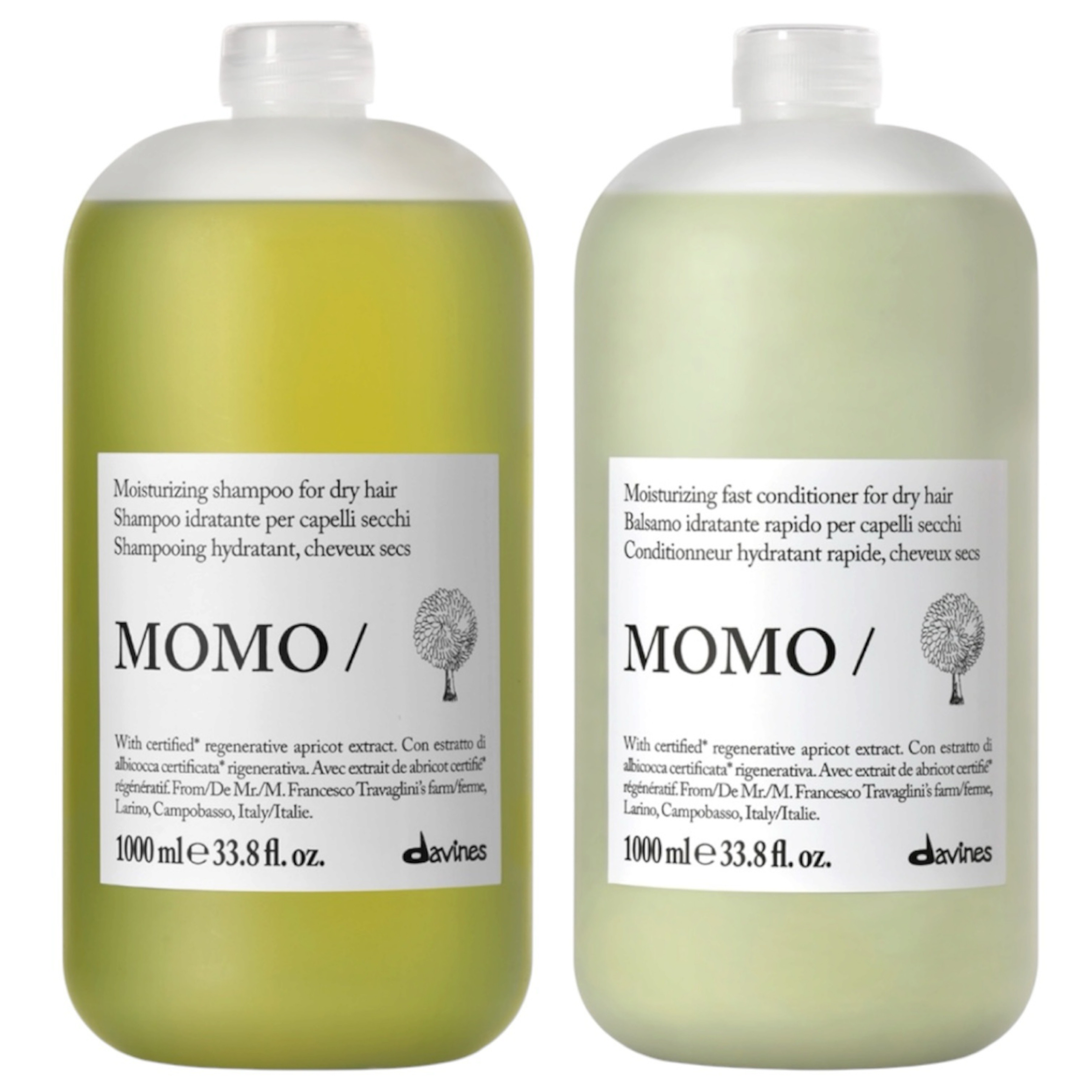 Davines MOMO Shampoo+Conditioner 保濕洗護套裝 1000ml+1000ml