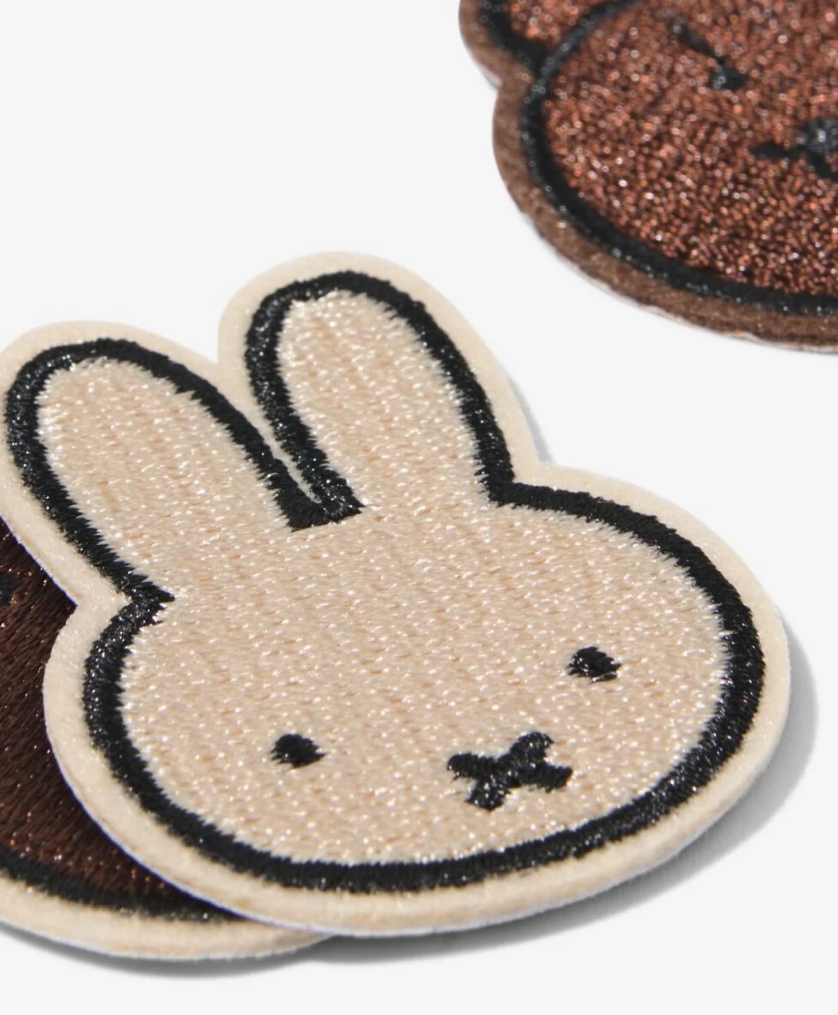 Miffy and friends iron-on patches set of 3 