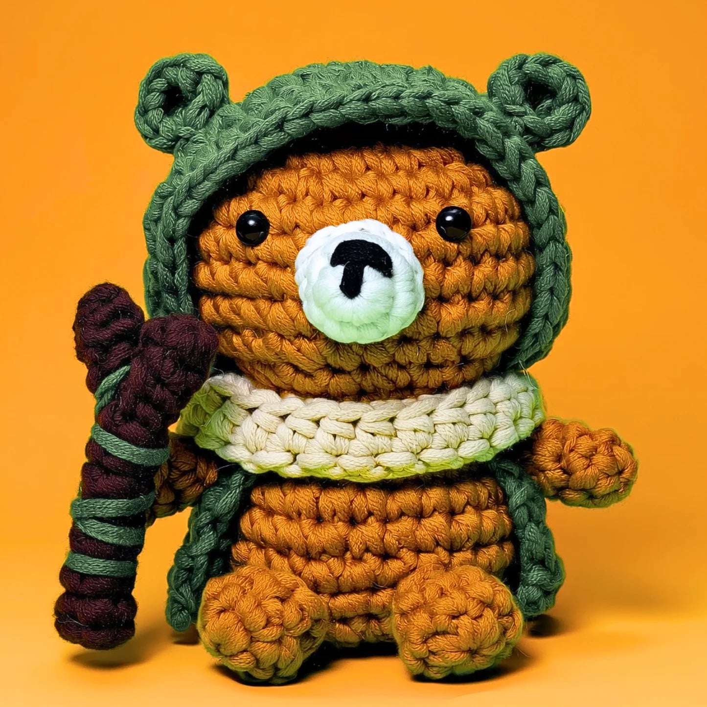 📦訂購 美國代購 Mini Crafts Grun The Druid Bear Crochet Kit DIY 熊仔鉤針編織裝飾套裝
