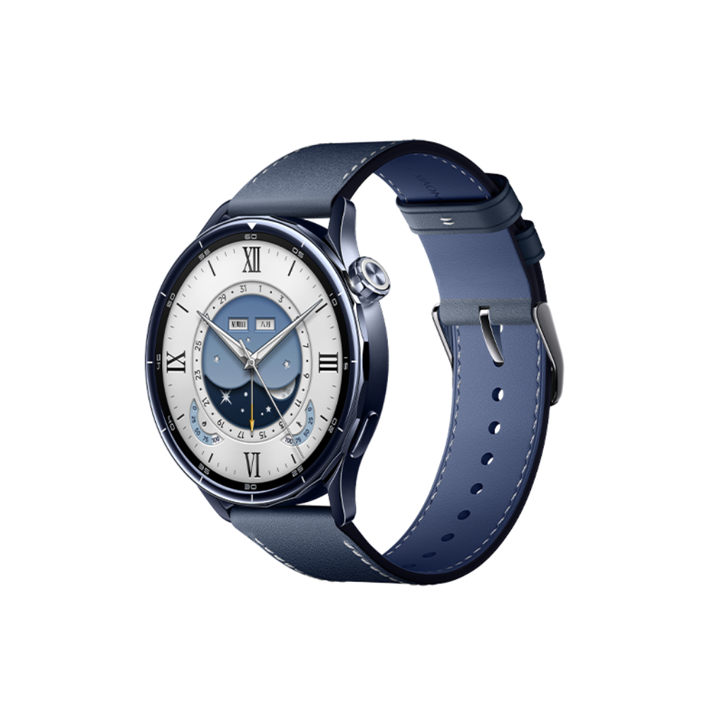 Xiaomi 小米 Watch S5 46mm 藍色真皮錶帶 智能手錶 香港行貨