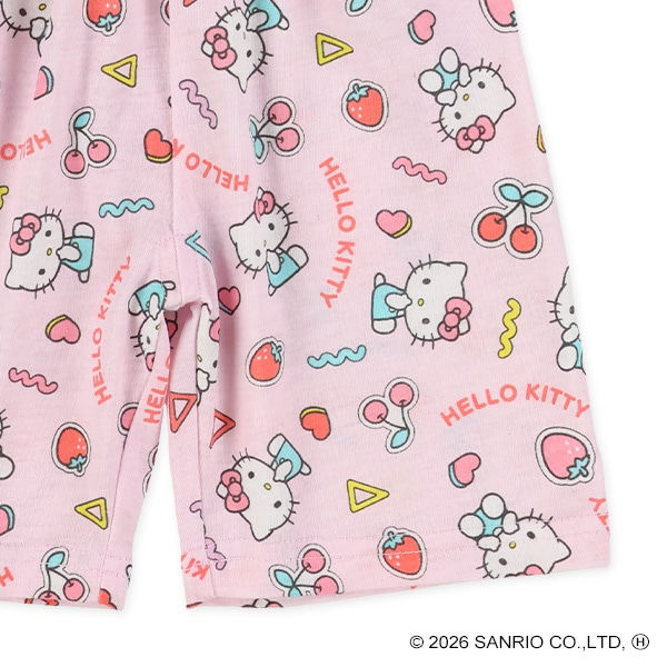 🇯🇵預訂 日本直送🇯🇵清爽材質Hello Kitty滿印包腹短袖家居服上下套裝