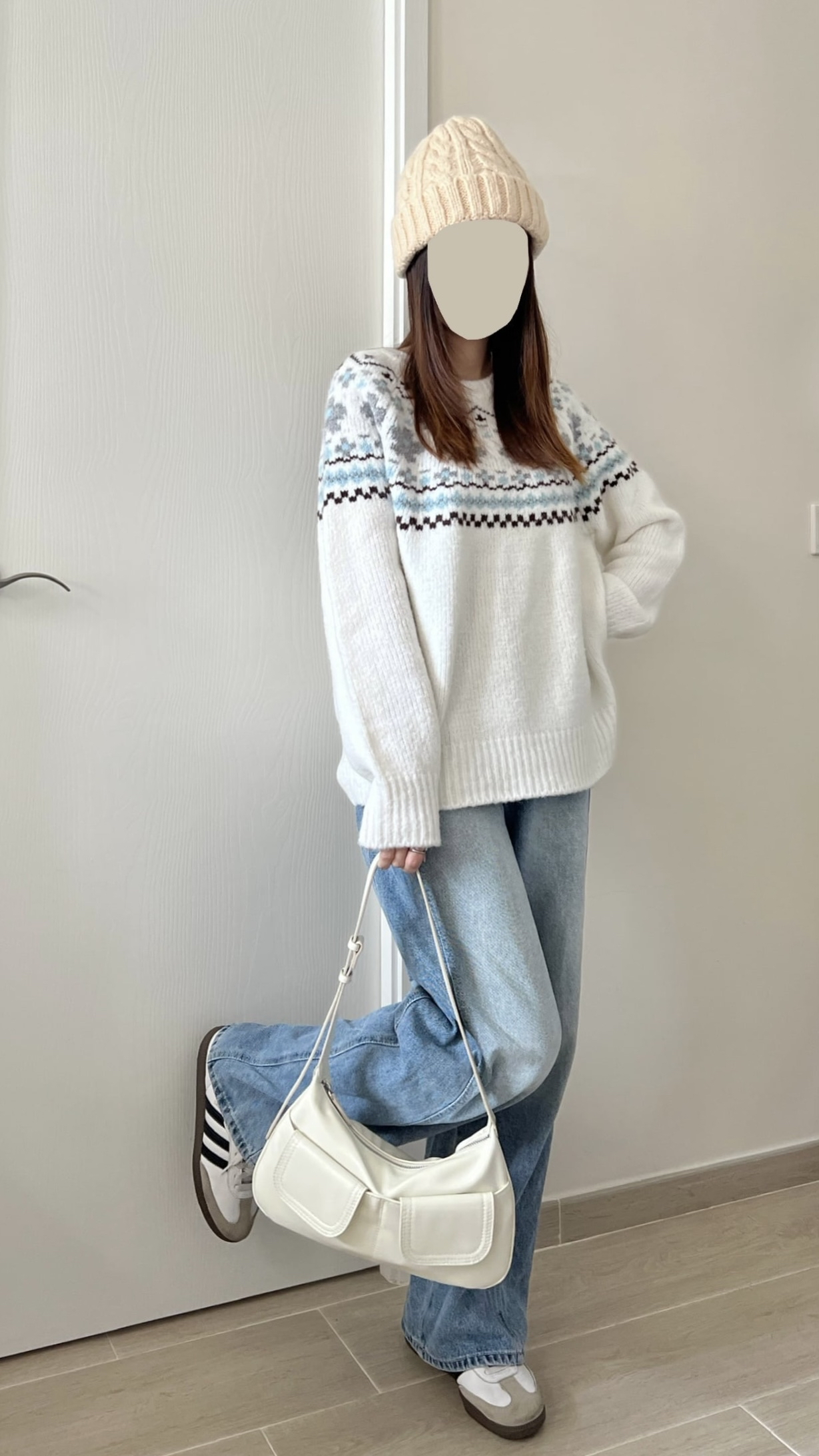 氛圍感圖騰冷衫 現貨