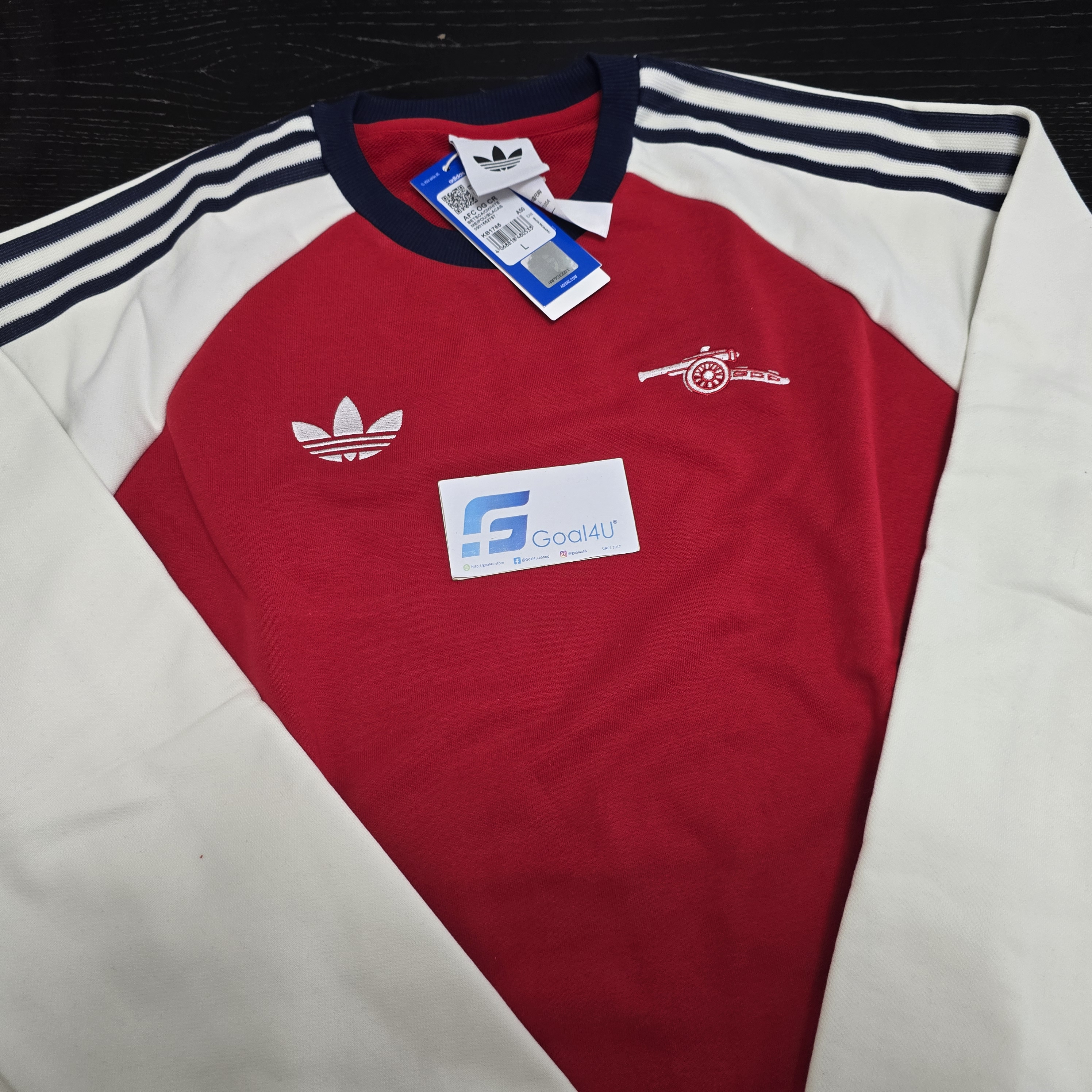 Adidas Arsenal 阿仙奴休閑文化圓領衛衣 KB1765