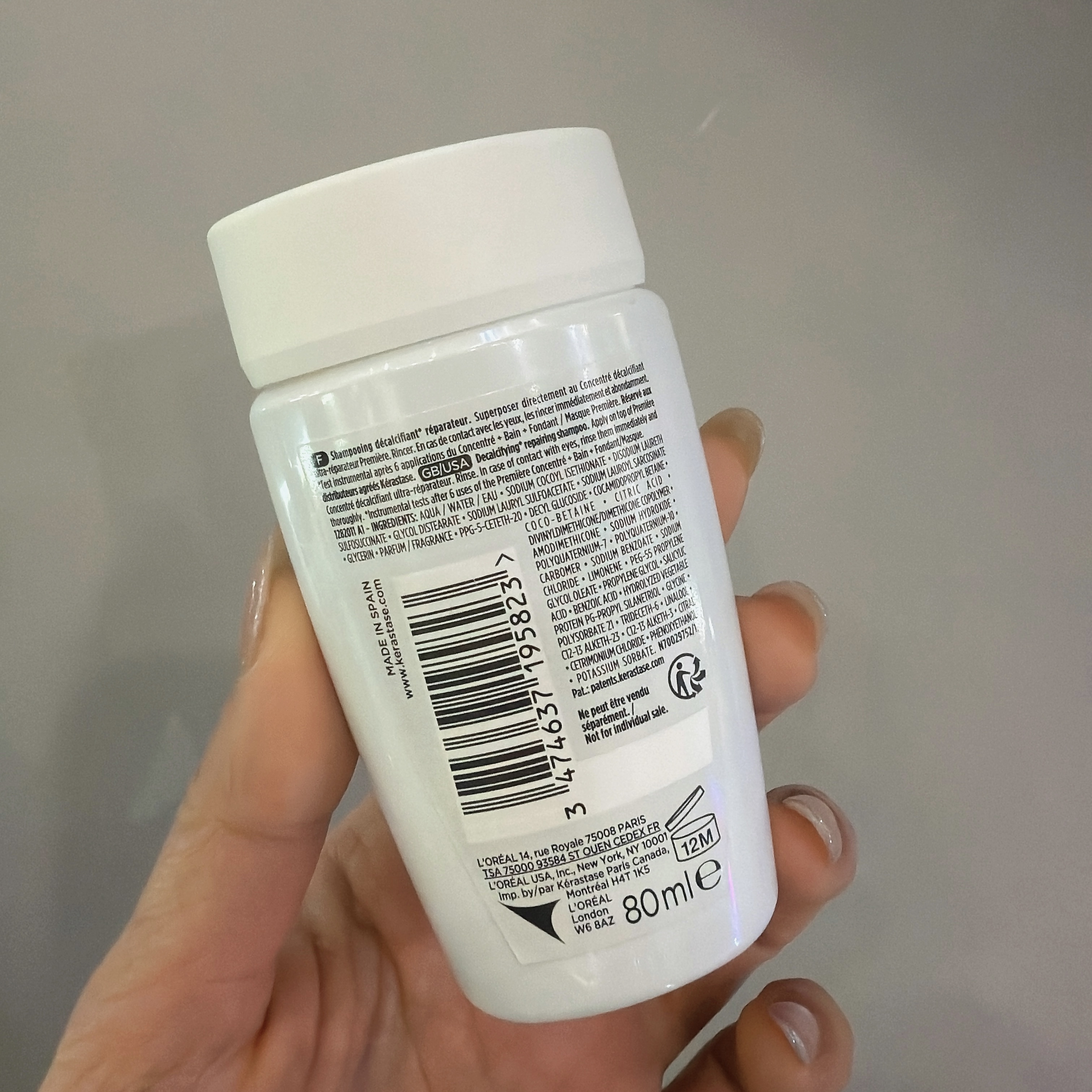 KERASTASE PREMIERE 卡詩 原生髮修復浴髮乳80ml 便攜裝