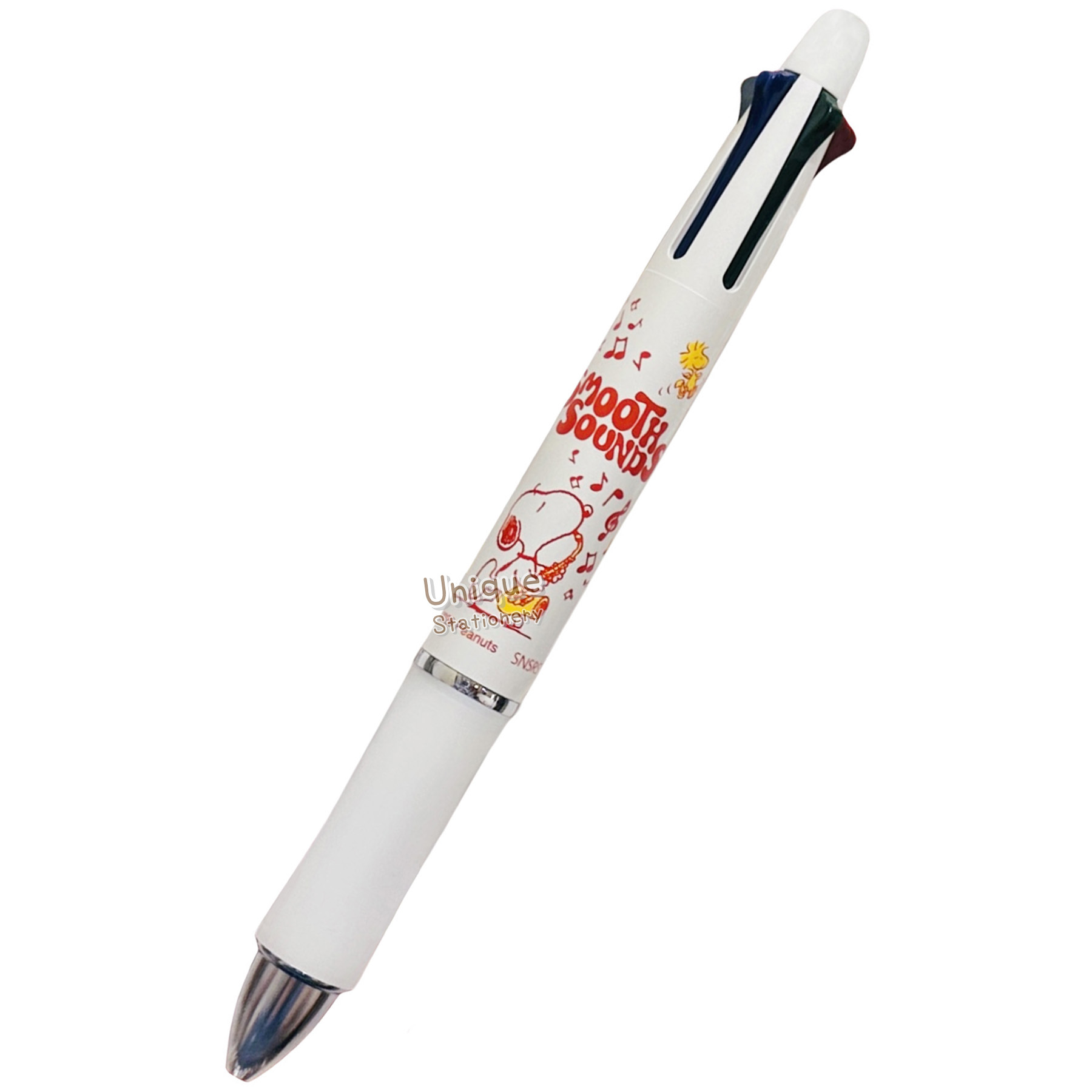 現貨｜Snoopy Pilot Dr.Grip 4+1 日本製 多功能 5用筆 0.5mm 4色原子筆 + 0.5mm 鉛芯筆 (S4660005)