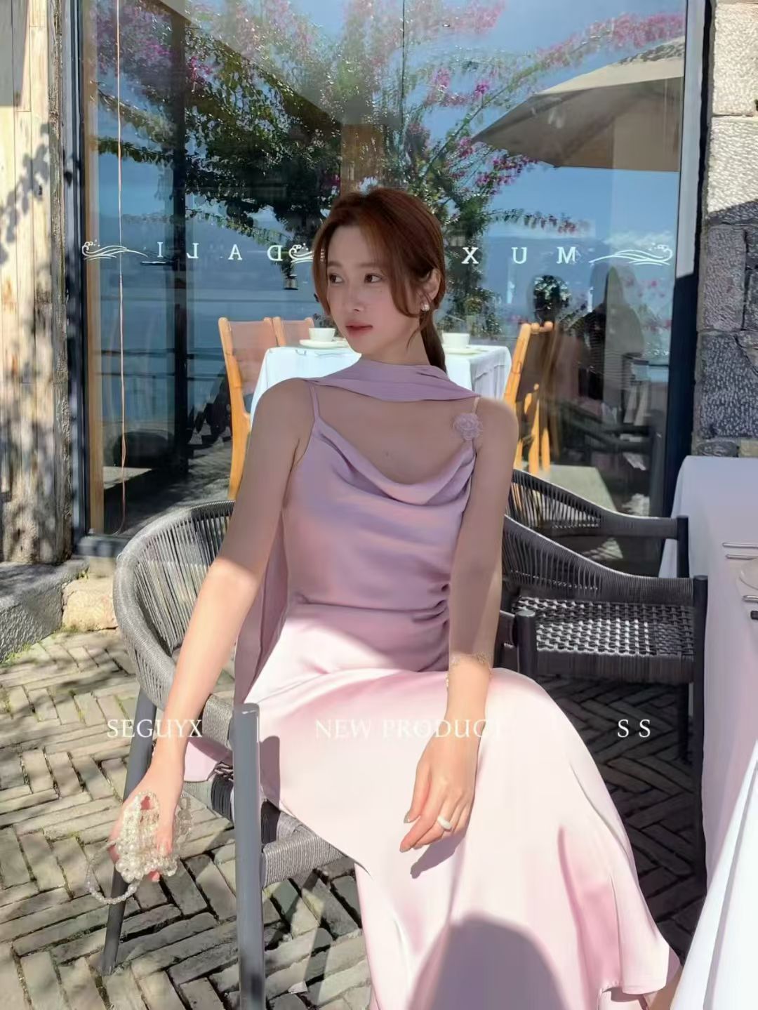 4466 紫露晨曦小礼裙 Rosée Améthyste DInner Dress