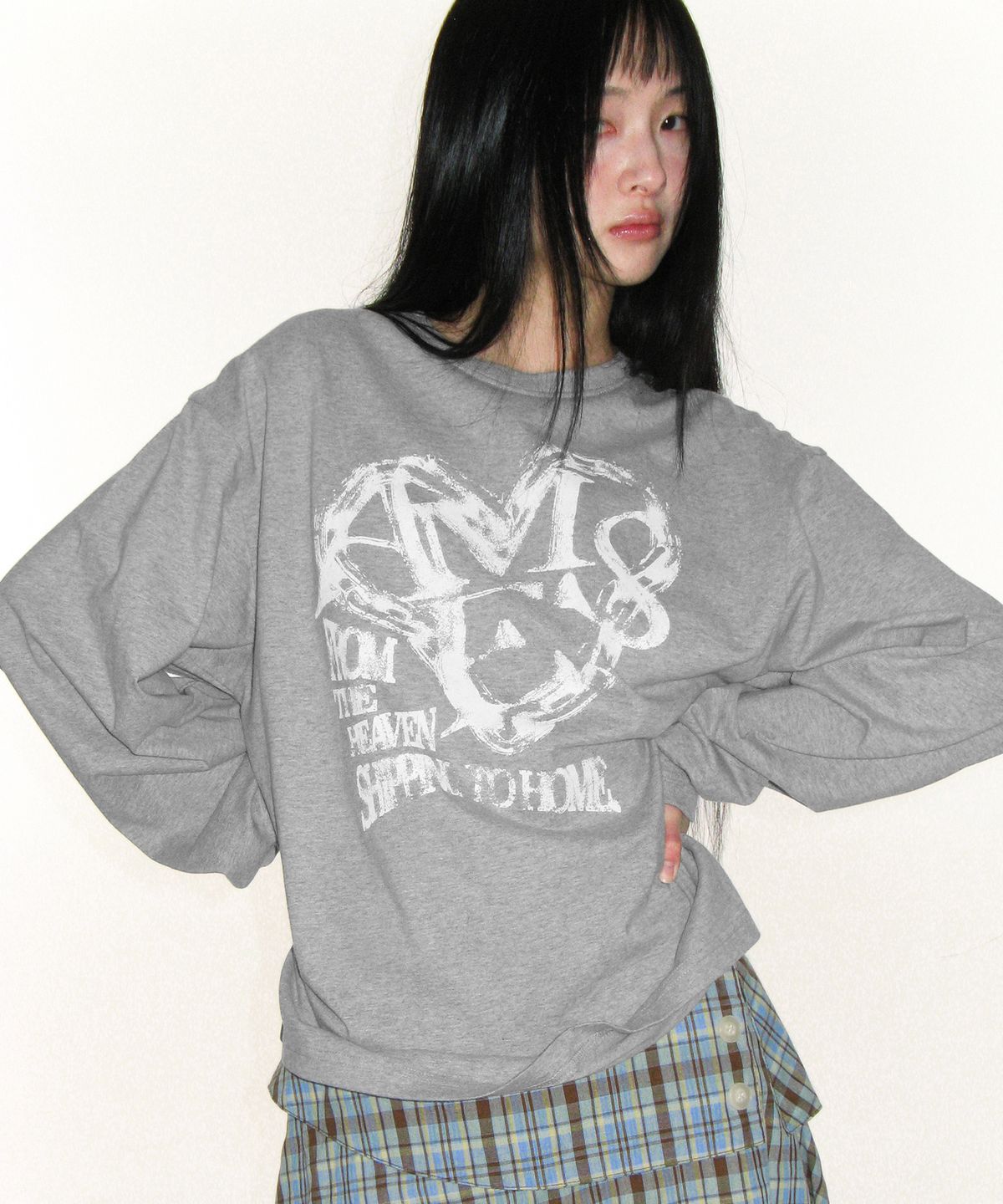 🇰🇷訂購｜AMES 26SS｜AMES HEART GRAPHIC LS TEE  2色 