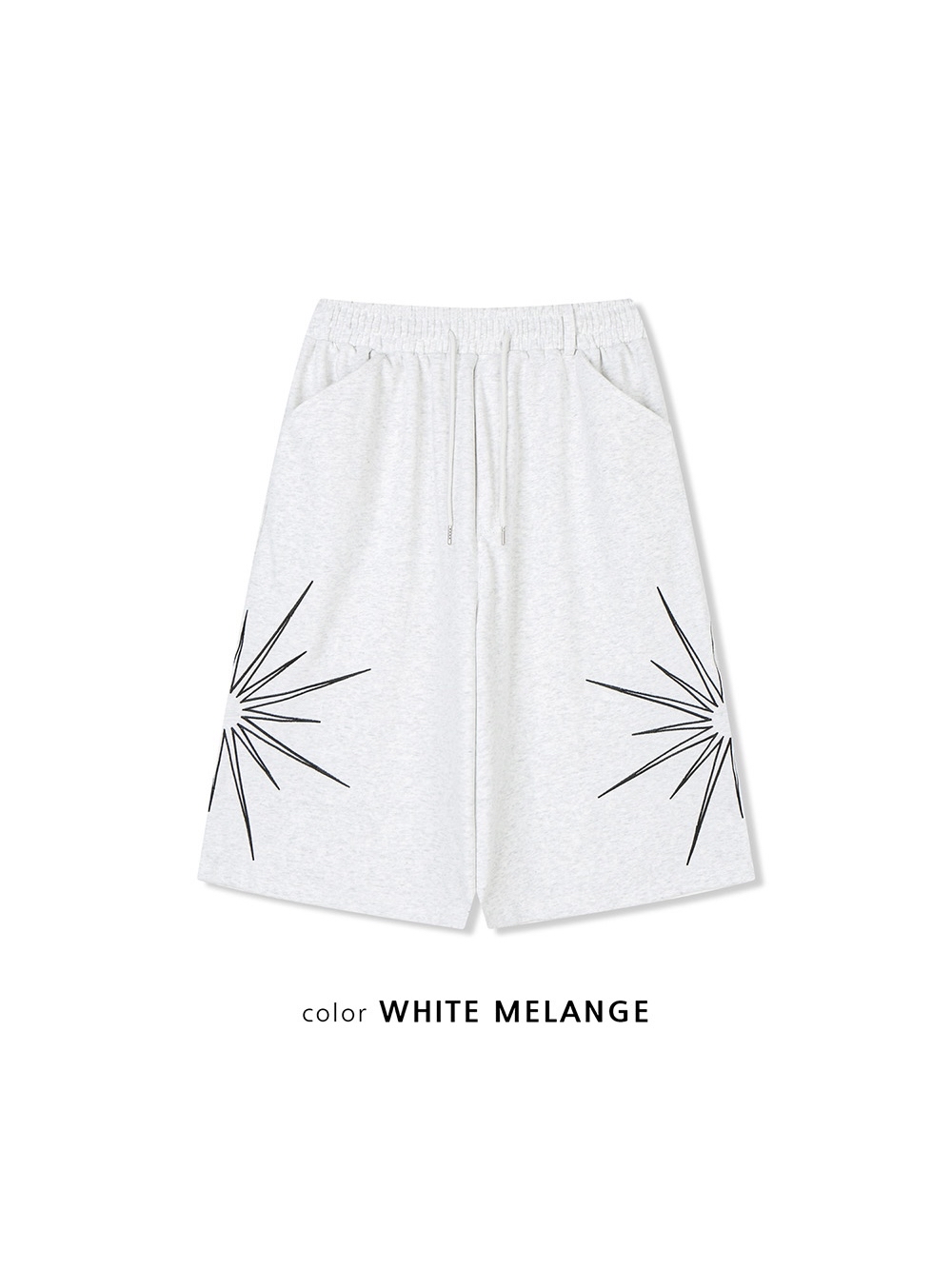 Graphic Star Bermuda Shorts