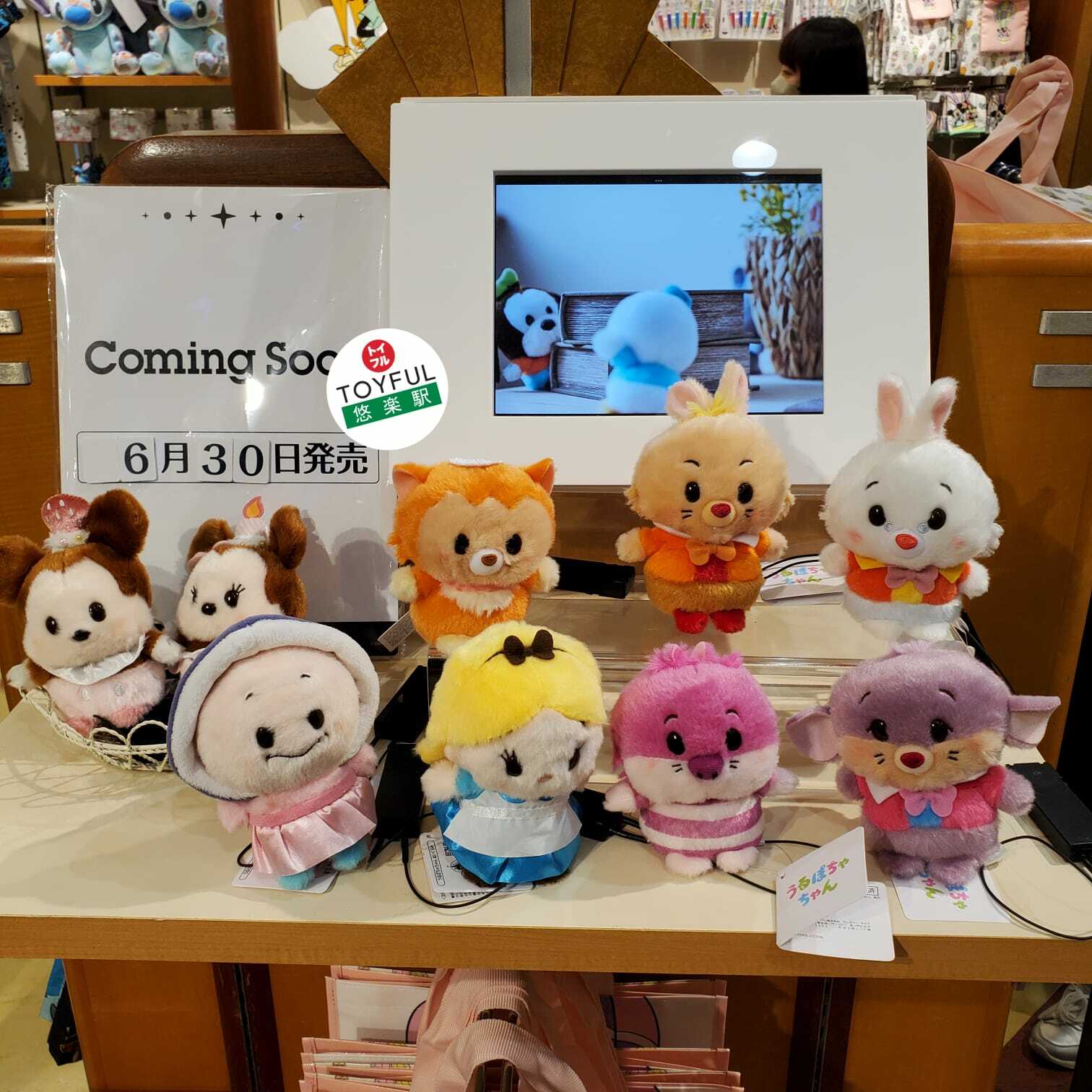 [現貨] [JDS] MICKEY | MINNIE | ALICE | DINAH | MARHC RABBIT | DORMOUSE | OYSTER BABY | WHITE RABBIT | CHESHIRE CAT | うるぽちゃちゃん｜毛公仔 {TF2306071}