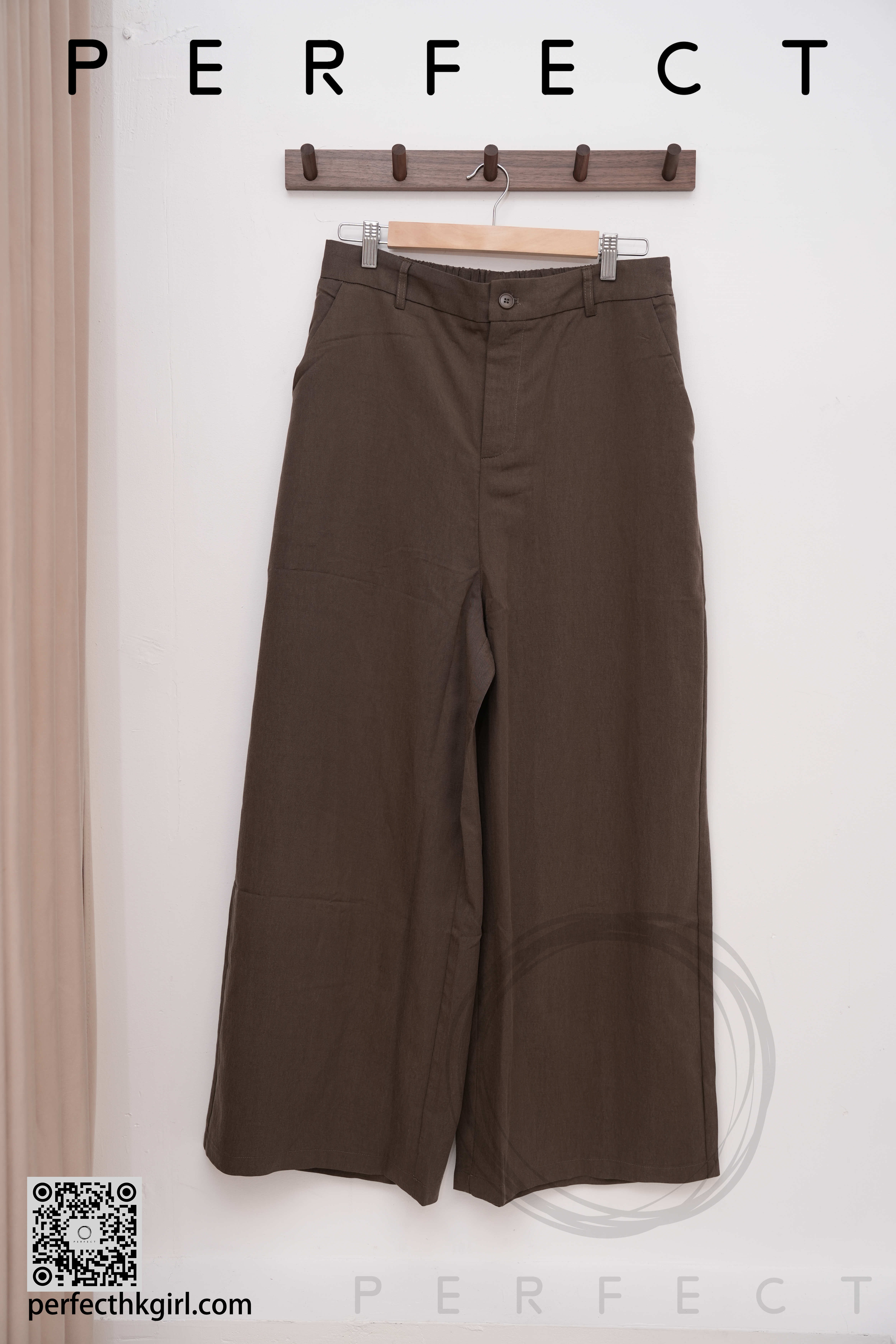 P0043_長青爽料四季西裝褲（大地啡色）