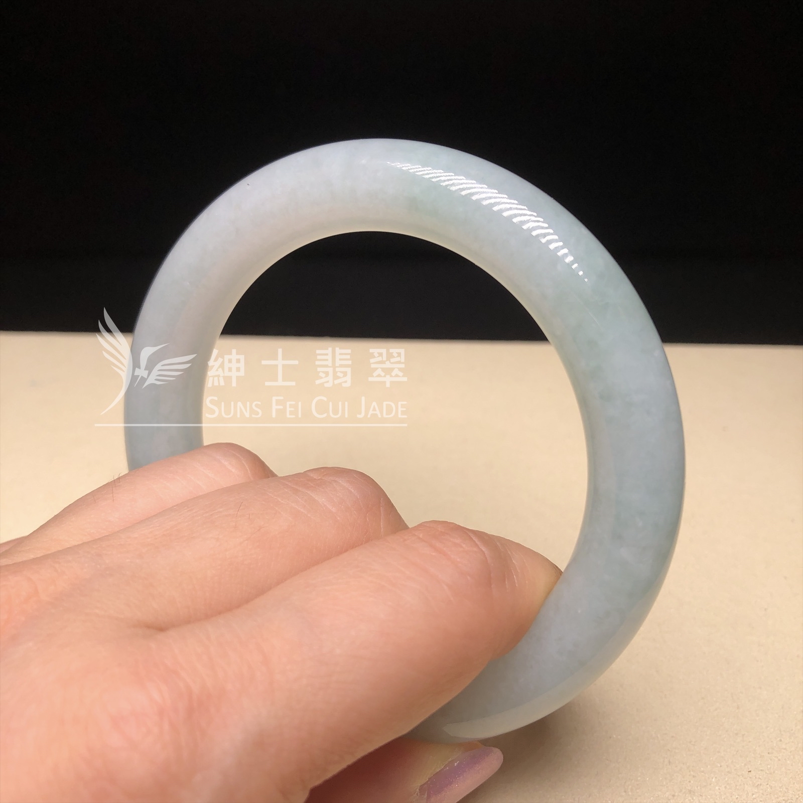 湖水綠圓鐲58.8mm  C06271