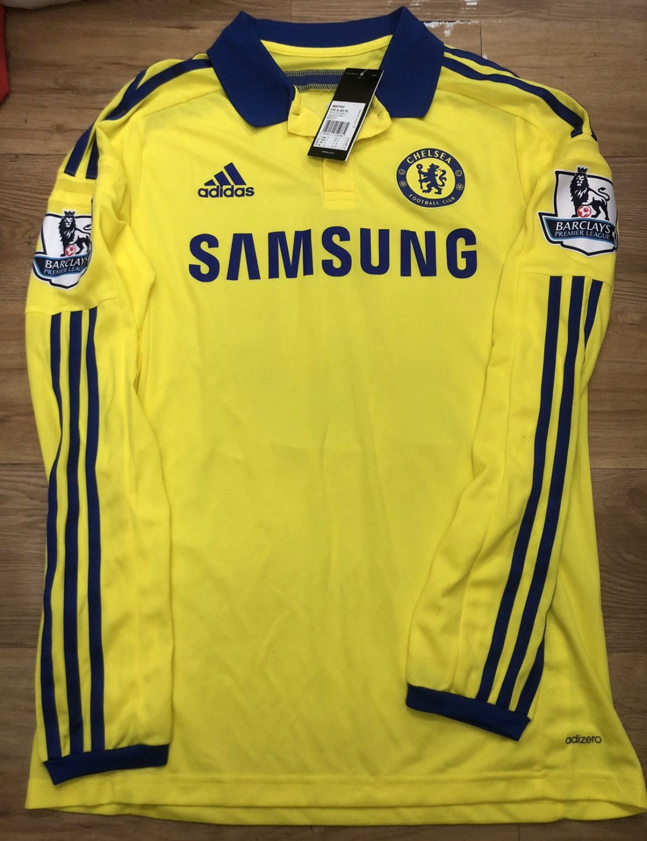 Chelsea 14/15 L/S player issue away #10 Hazard (Bnwt)
