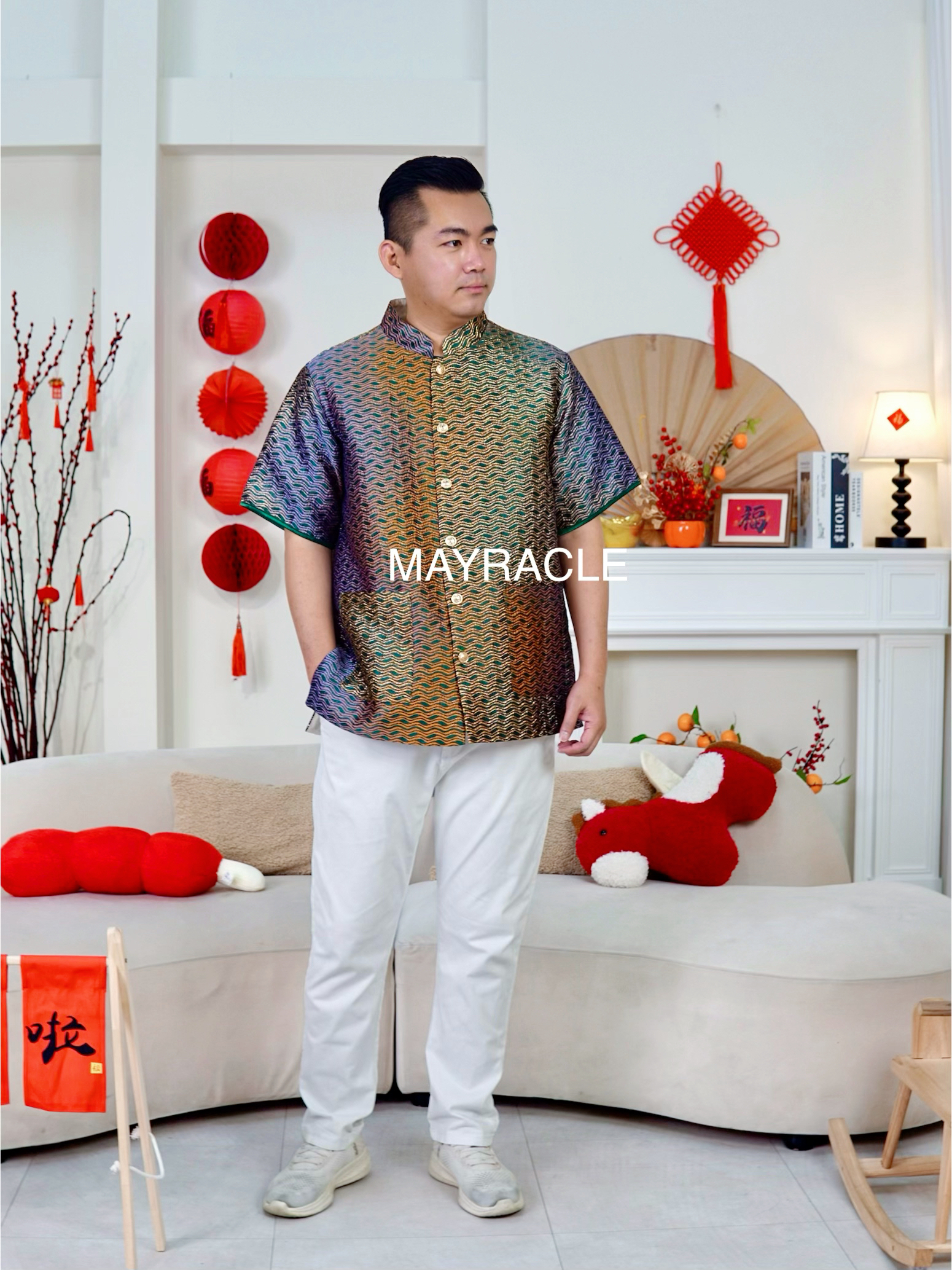 CNY 2027 Oversized Radiance Men Shirt (Pre-order)