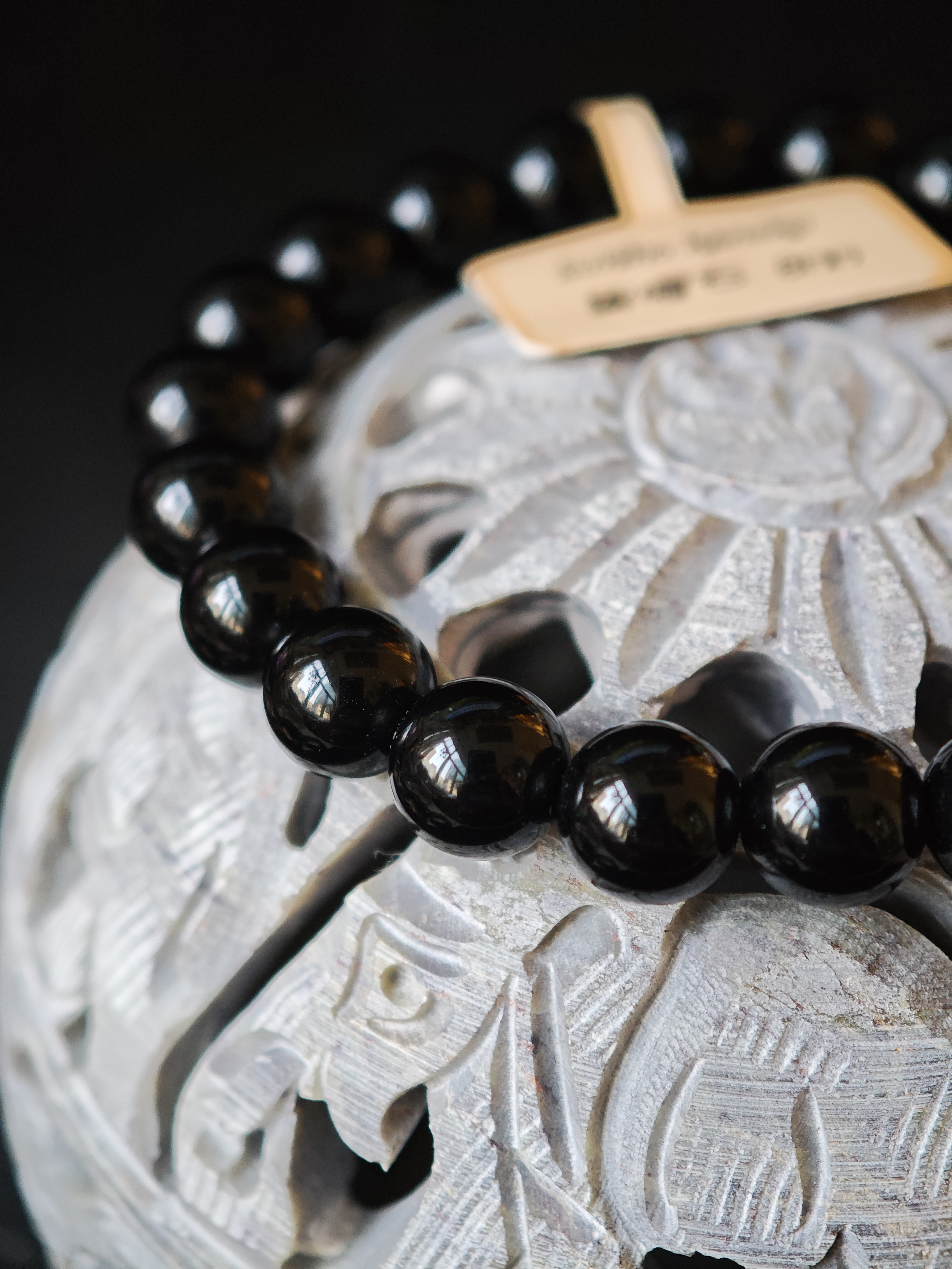 ✨新品水晶手串✨😊實物拍攝📷✨⚫黑曜石🖤✨✨