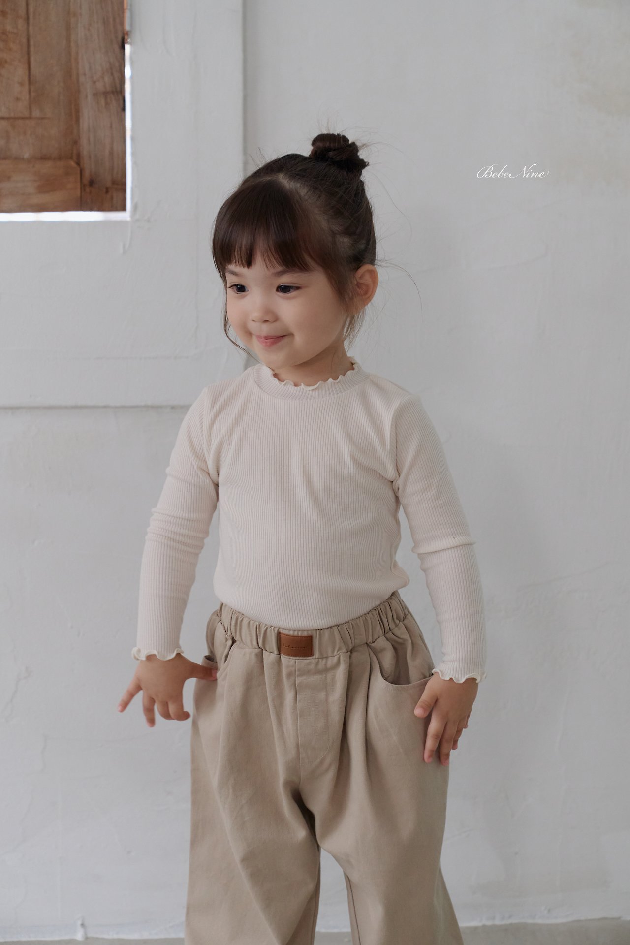 Bebenine Soft Ruffle Rib Tee