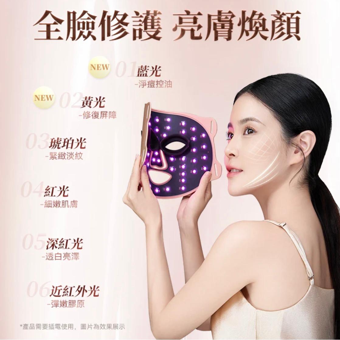 日本JUJY逆齡煥膚美光機送1盒5片Jujy面膜 香港1年保養