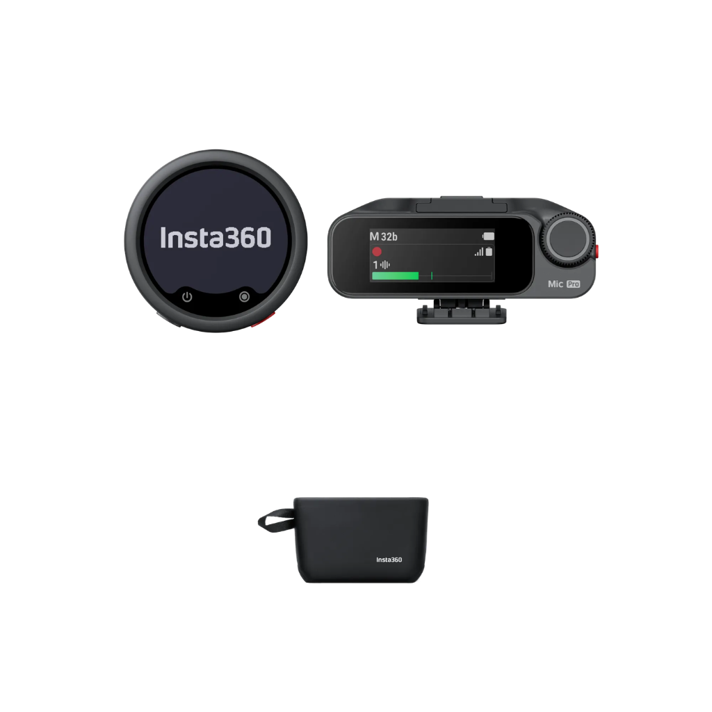 Insta360 Mic Pro 1 發射器 + 1 接收器 無線收音咪 香港行貨