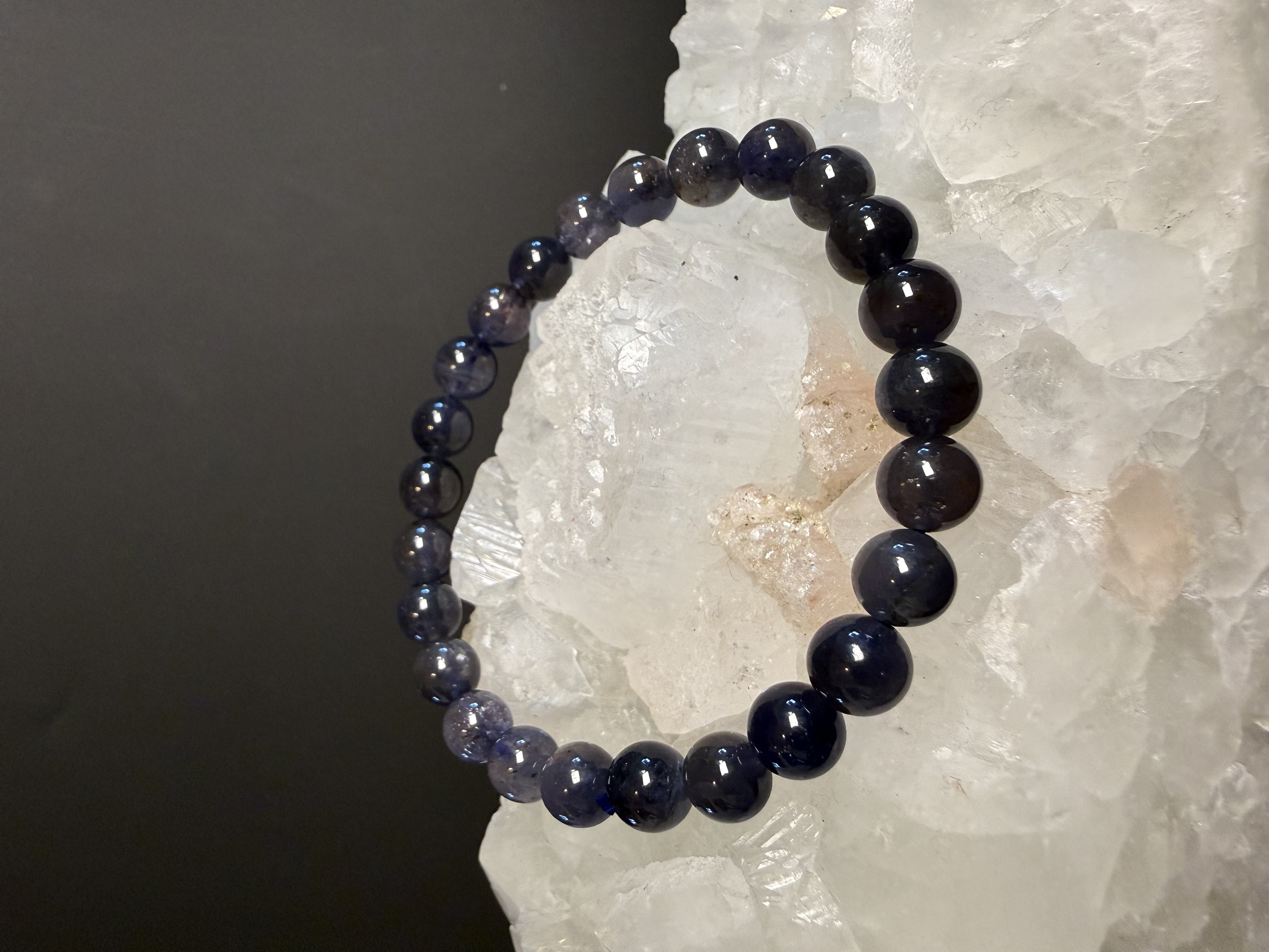 堇青石手串｜Iolite Bracelet｜7–8mm