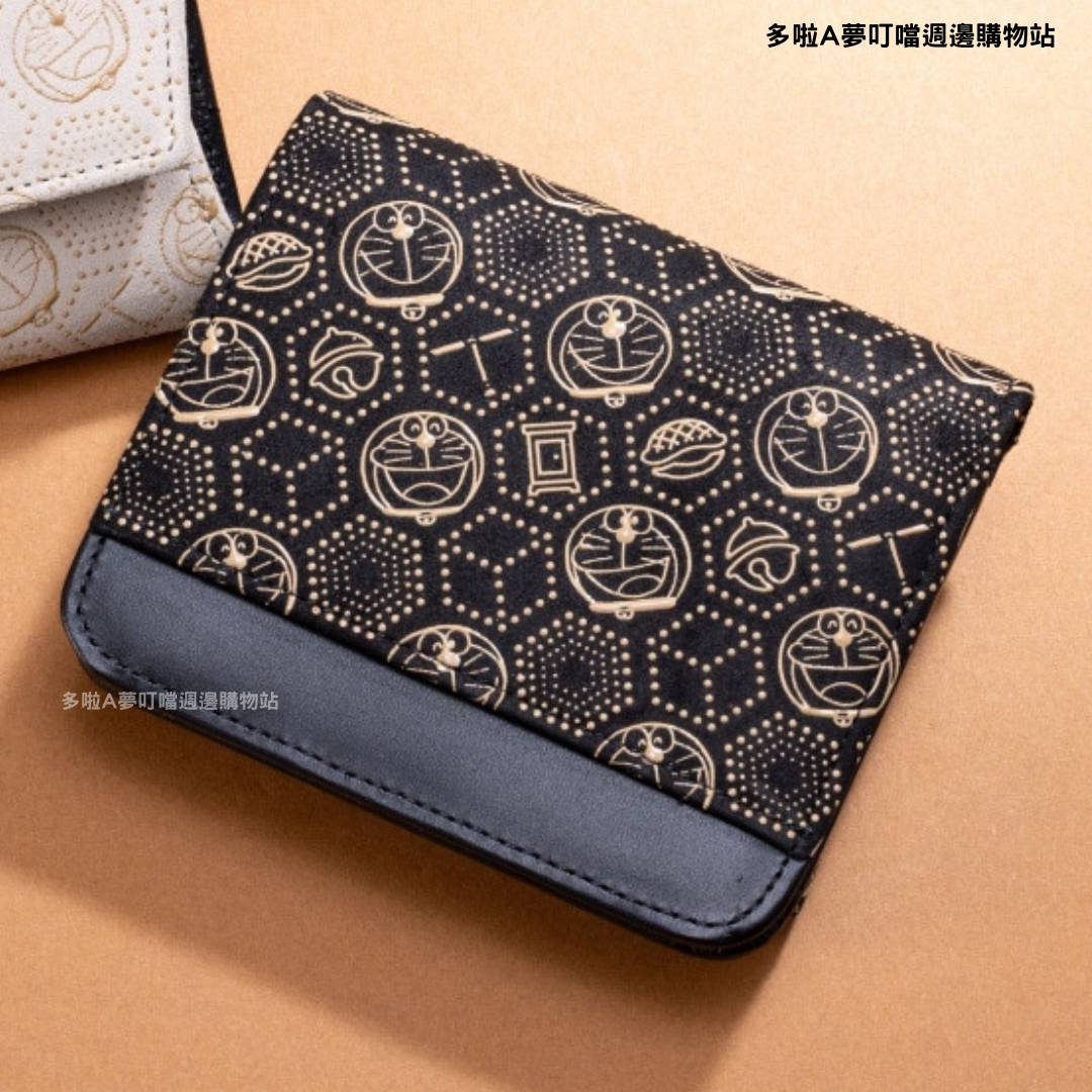 [訂購] 多啦A夢皮革銀包(日本製) 甲州印傳