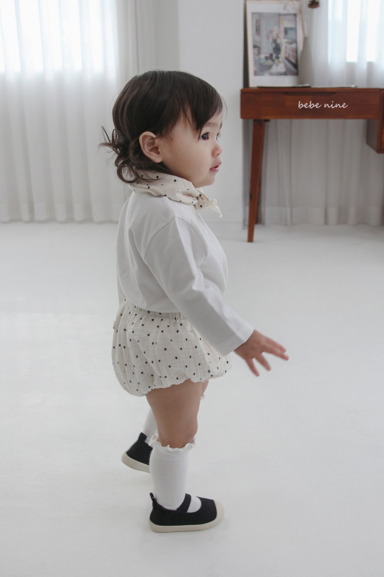 🌸預訂 韓國直送🌸🇰🇷Bebenine三色愛心碎花波點棉紗燈籠褲